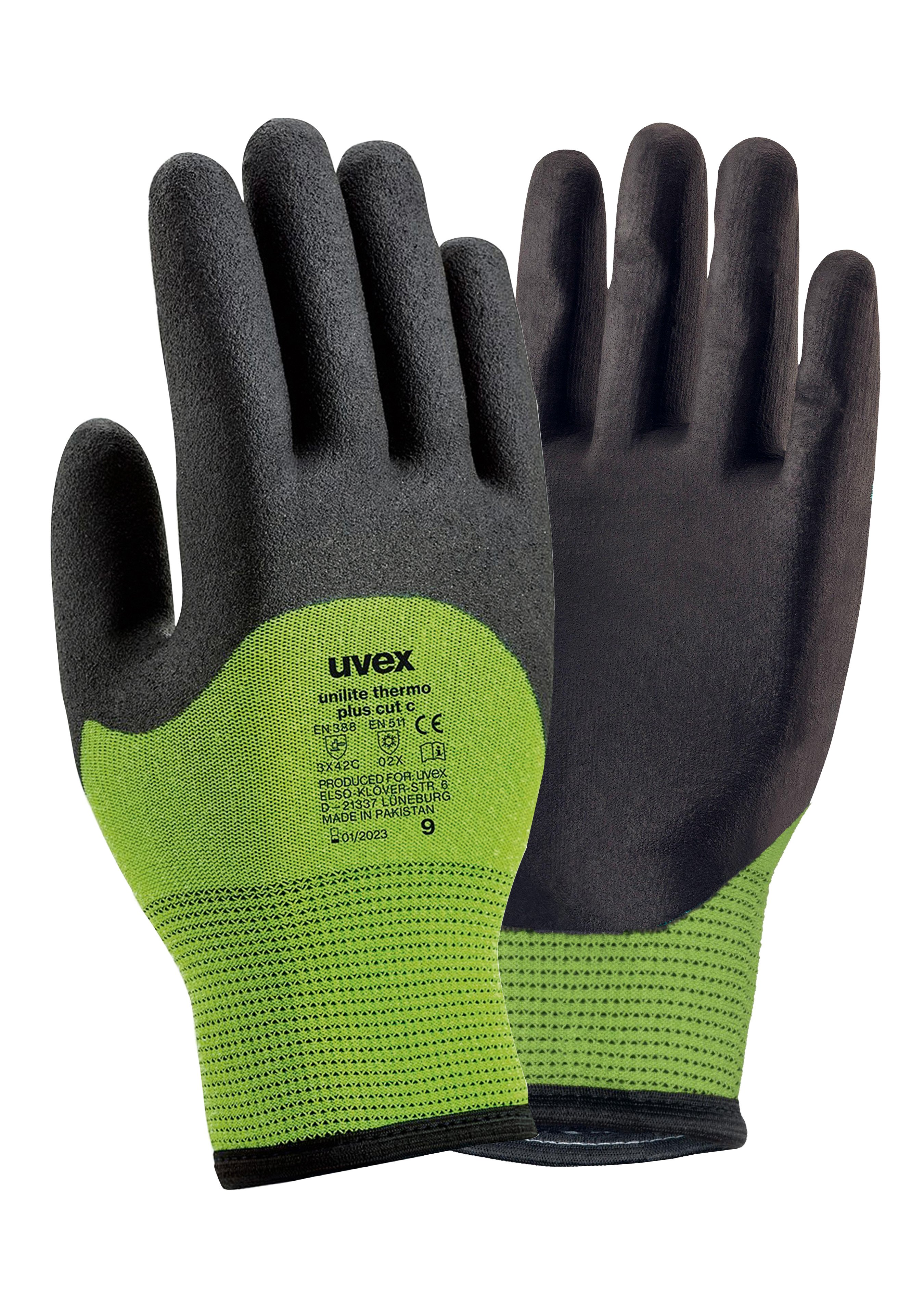 Uvex Unilite Thermo Winter Schnittschutz-Handschuh 24361010 0