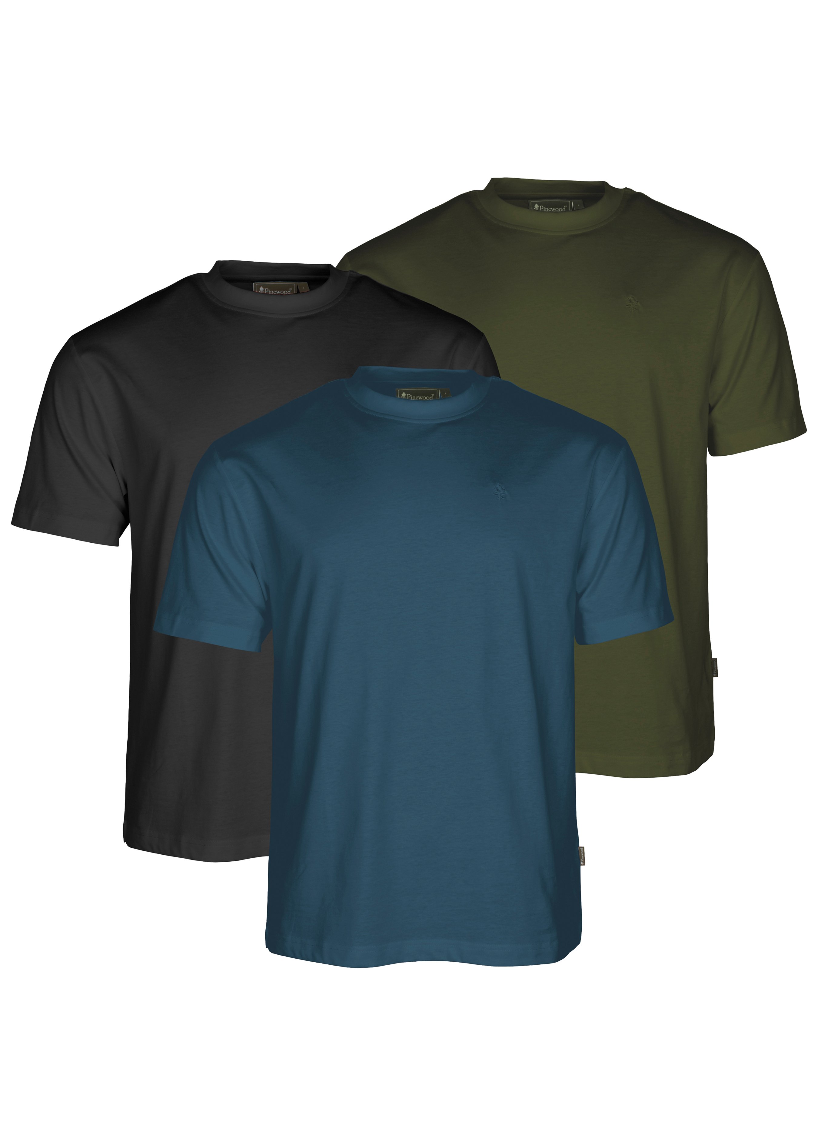Pinewood Qualitäts T-Shirts 3-er Pack (5447) 331312S 1