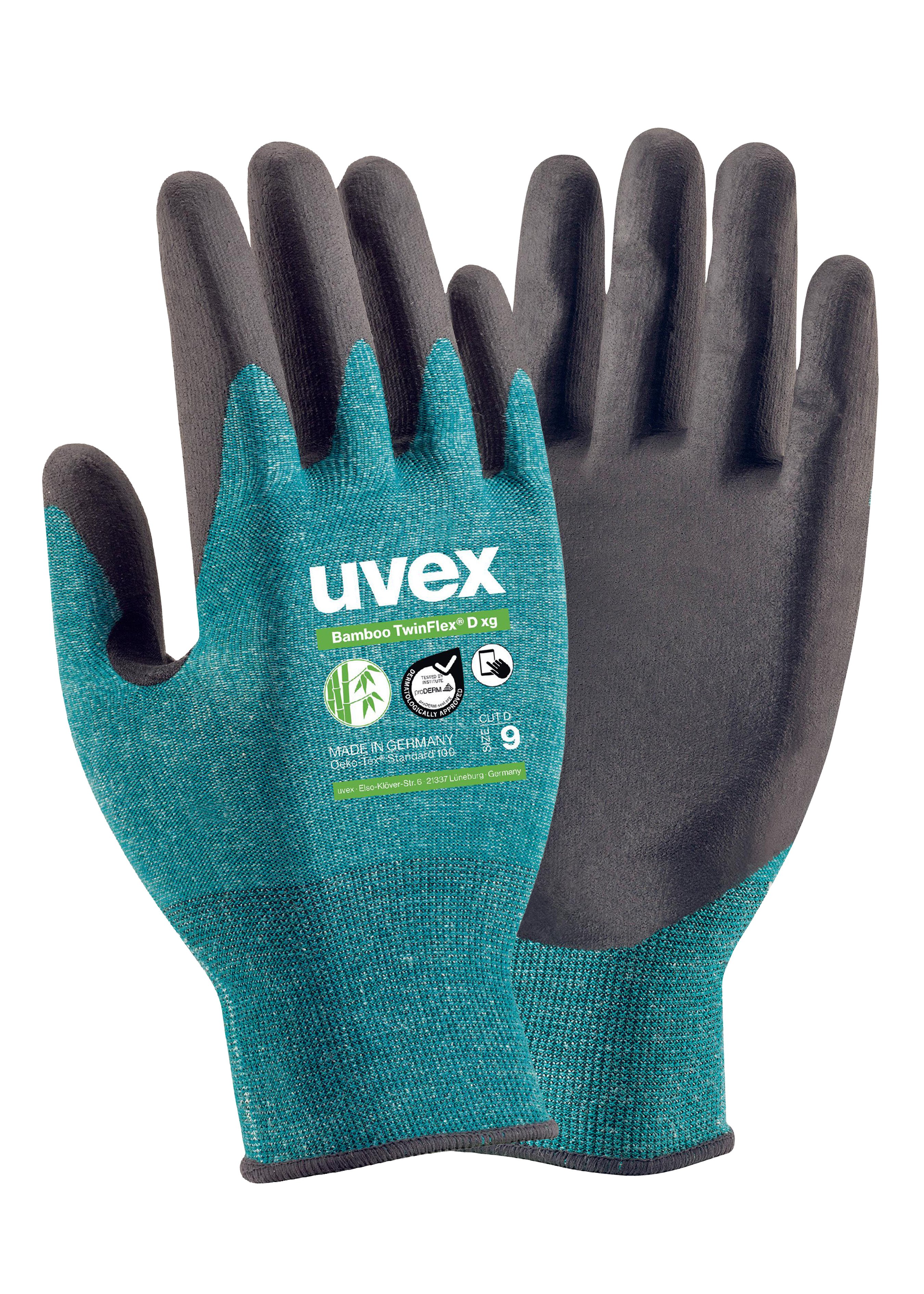 Uvex Schnittschutzhandschuh Bamboo TwinFlex  30601010 0