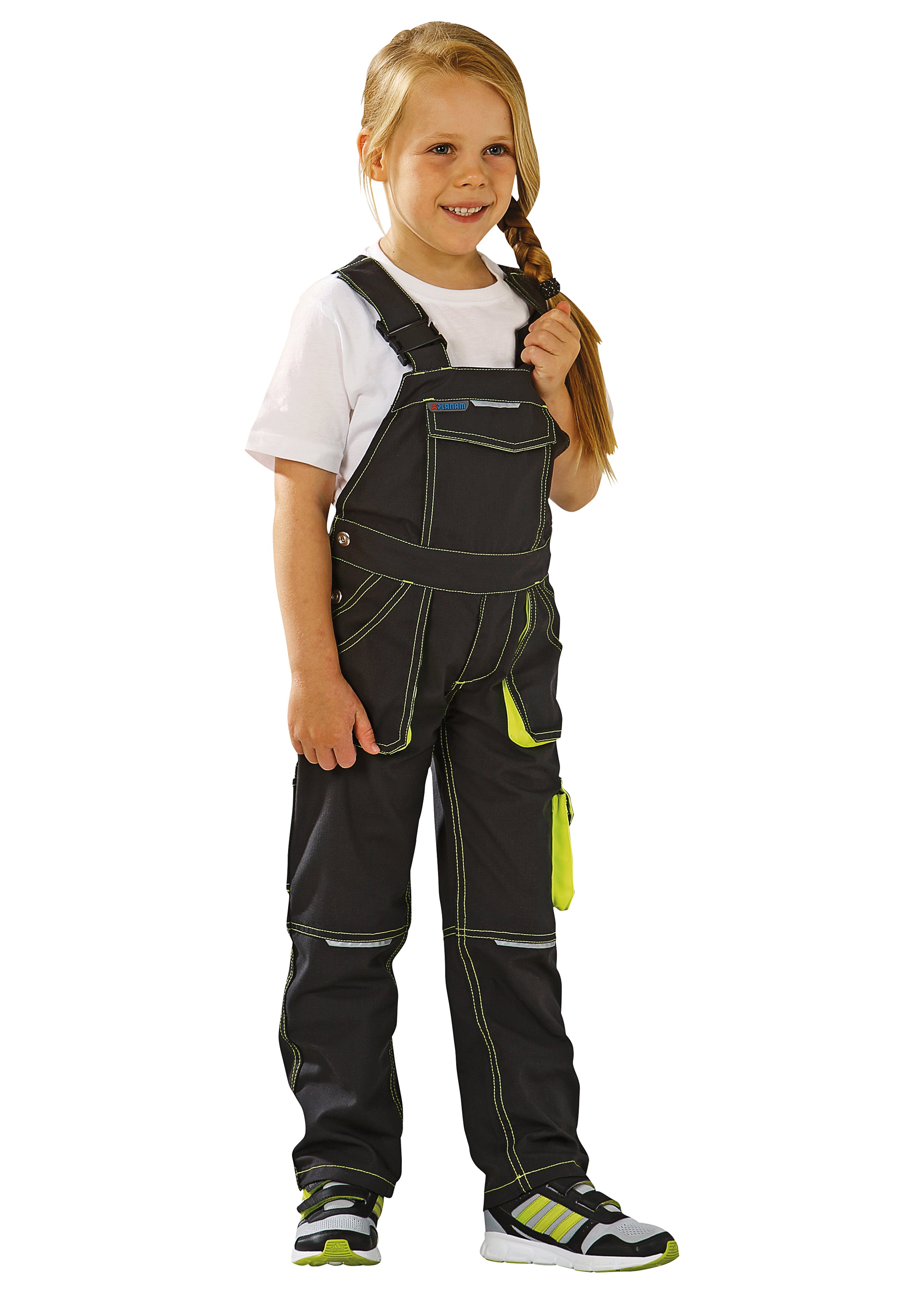 Planam Junior strapazierfähige Kinder-Arbeits-Latzhose in 3 Farben 183212110 1