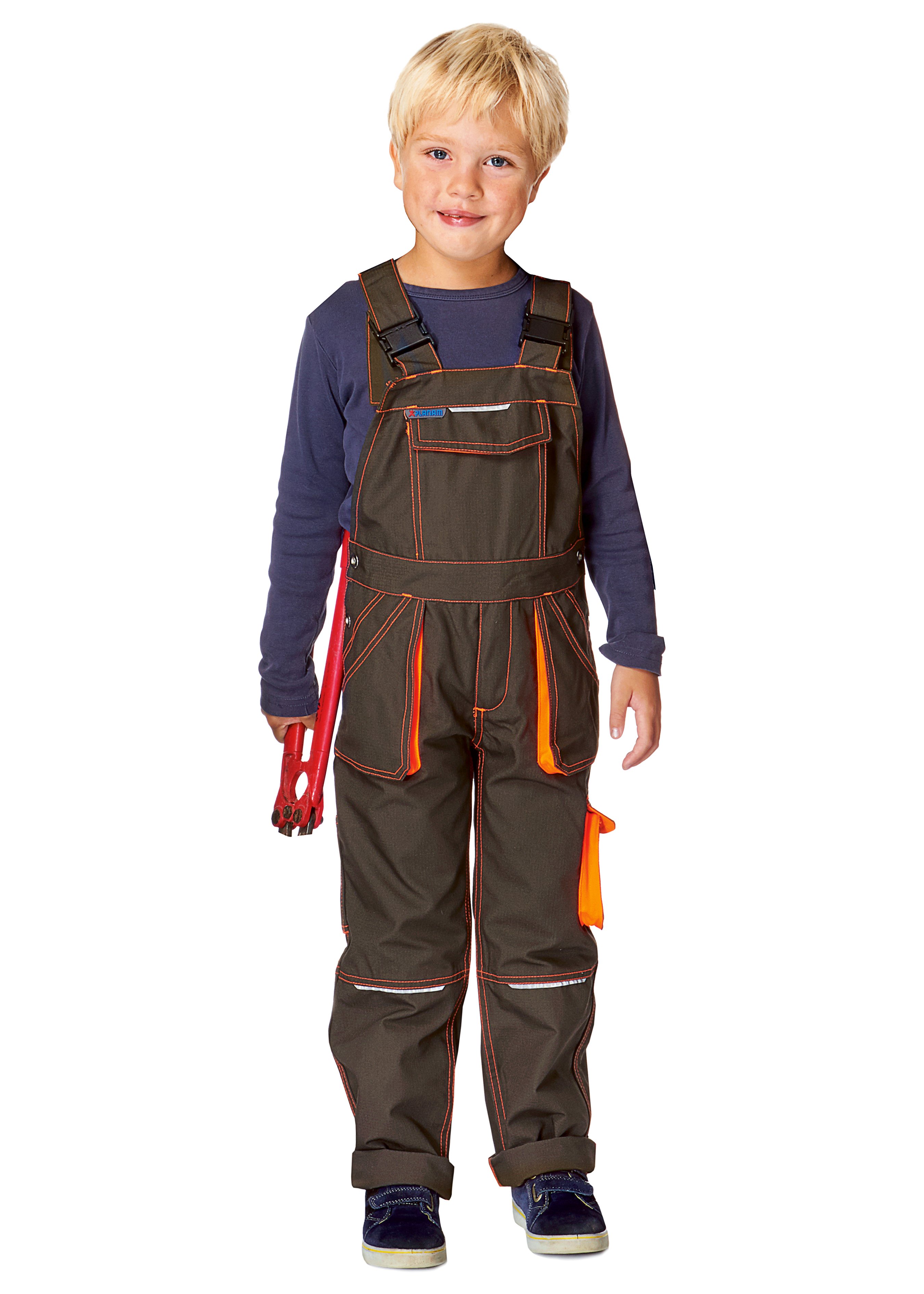 Planam Junior strapazierfähige Kinder-Arbeits-Latzhose in 3 Farben 183240110 1